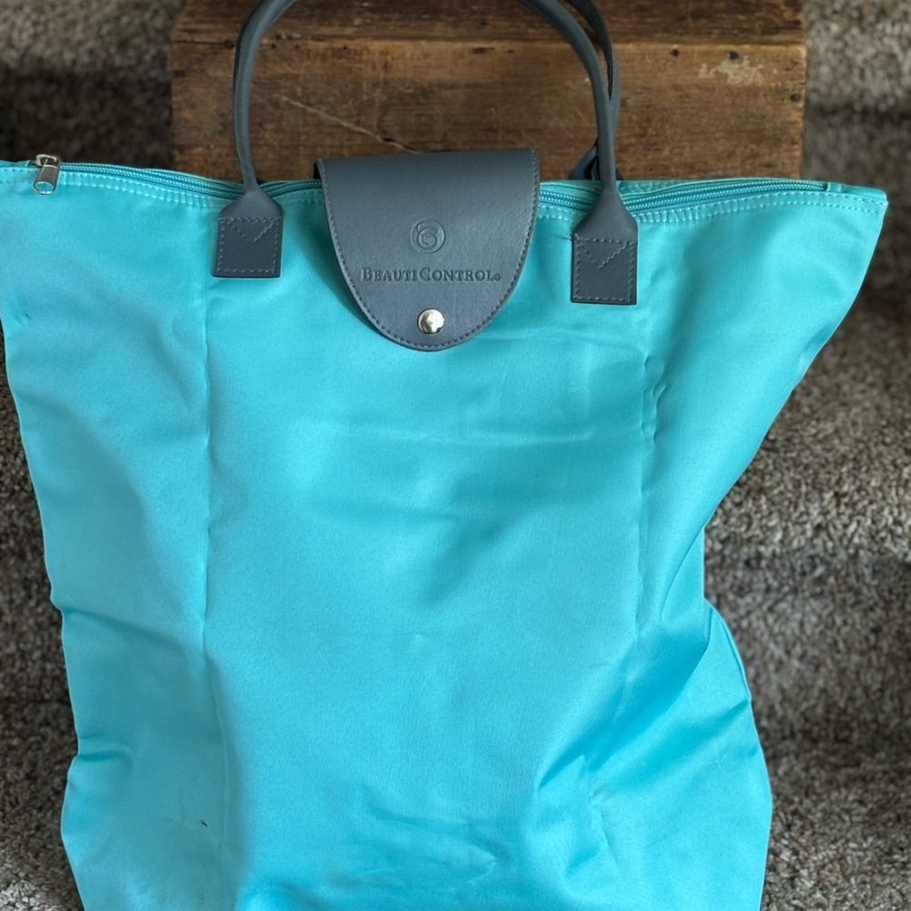 BeautiControl Blue Canvas Tote Bag